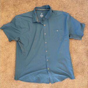 Kuhl Men's Teal Button Down Shirt